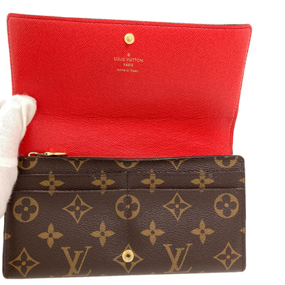 LOUIS VUITTON ルイヴィトン M69747 ポルトフォイユ・サラ NM ヴィヴィエンヌ 長財布（小銭入れあり） モノグラムキャンバス レディース 中古