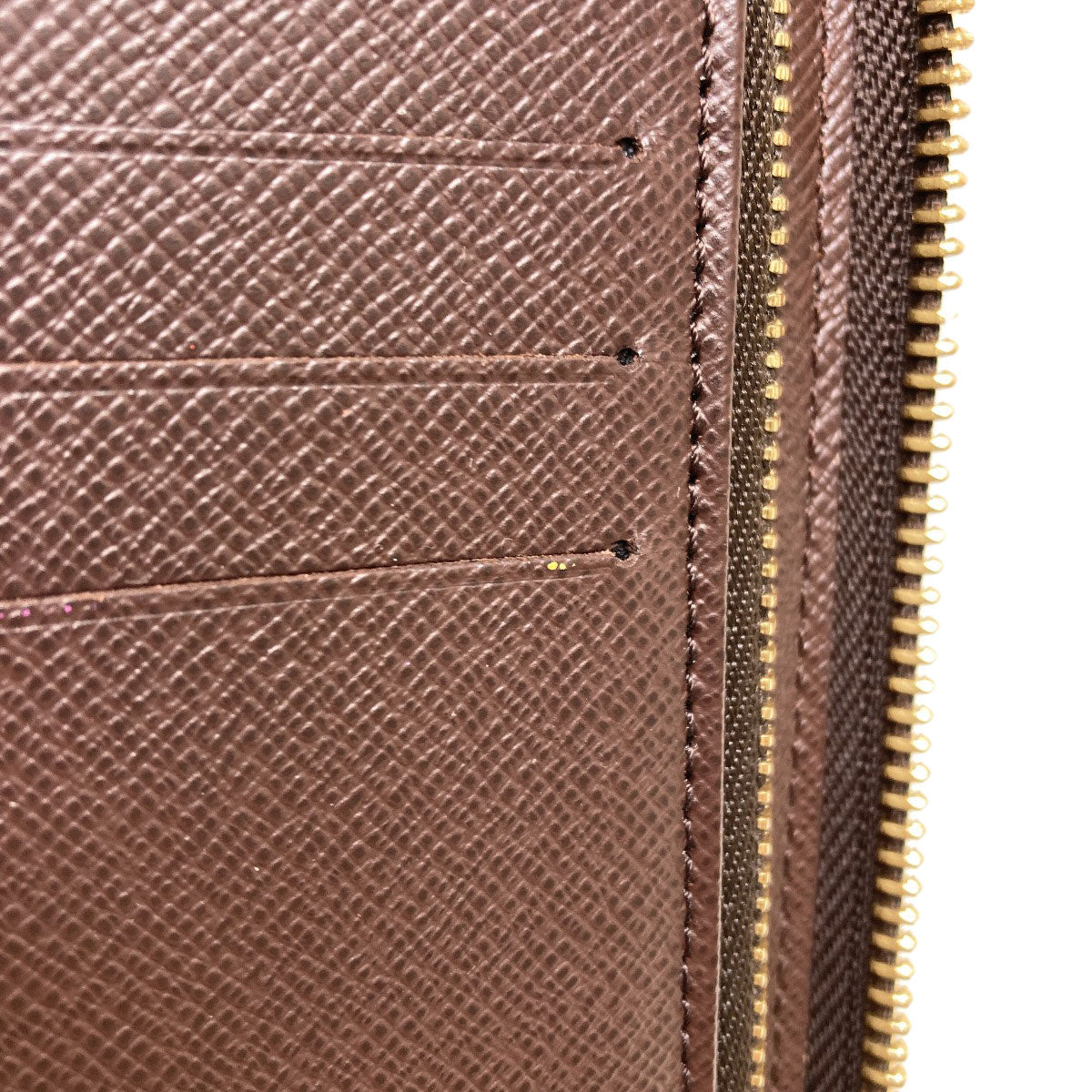 LOUIS VUITTON ルイヴィトン N60028 ジッピー・コンパクト 長財布（小銭入れあり） ダミエキャンバス レディース 中古