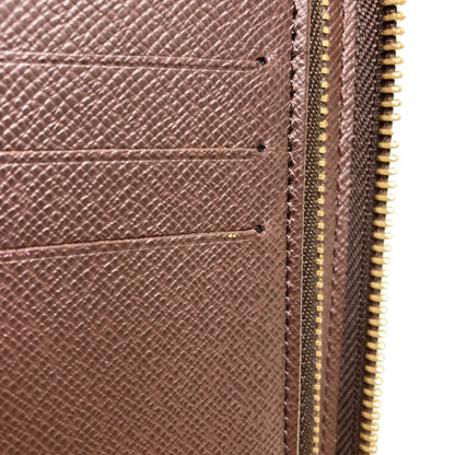 LOUIS VUITTON ルイヴィトン N60028 ジッピー・コンパクト 長財布（小銭入れあり） ダミエキャンバス レディース 中古