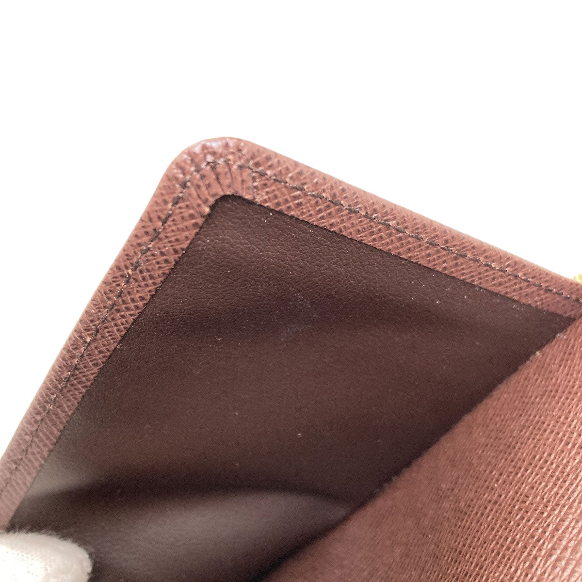 LOUIS VUITTON ルイヴィトン N60028 ジッピー・コンパクト 長財布（小銭入れあり） ダミエキャンバス レディース 中古
