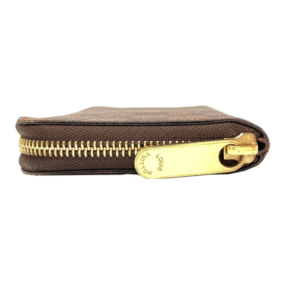 LOUIS VUITTON ルイヴィトン N60028 ジッピー・コンパクト 長財布（小銭入れあり） ダミエキャンバス レディース 中古