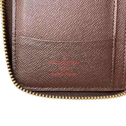 LOUIS VUITTON ルイヴィトン N60028 ジッピー・コンパクト 長財布（小銭入れあり） ダミエキャンバス レディース 中古