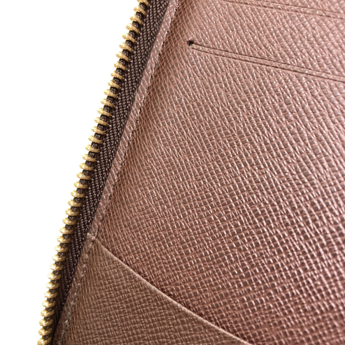 LOUIS VUITTON ルイヴィトン N60028 ジッピー・コンパクト 長財布（小銭入れあり） ダミエキャンバス レディース 中古