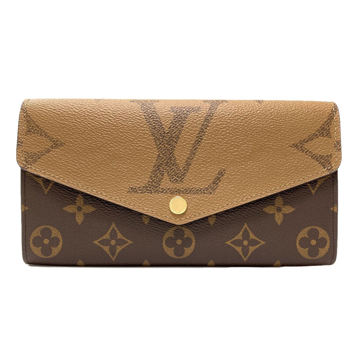 LOUIS VUITTON ルイヴィトン M80726 ポルトフォイユ・サラ 長財布（小銭入れあり） モノグラムジャイアント レディース 中古