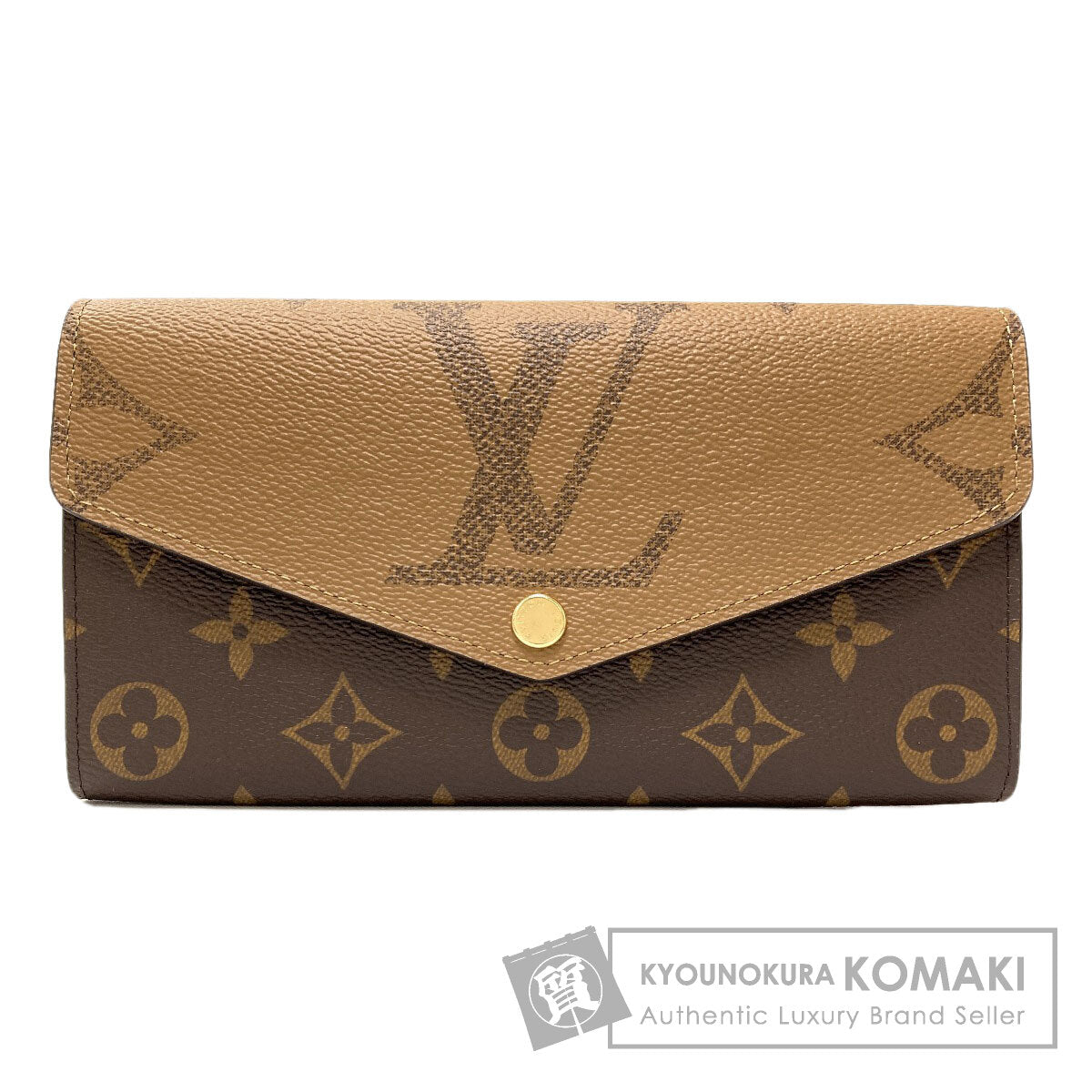 LOUIS VUITTON ルイヴィトン M80726 ポルトフォイユ・サラ 長財布（小銭入れあり） モノグラムジャイアント レディース 中古