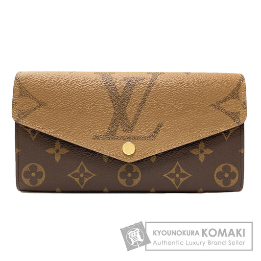 LOUIS VUITTON ルイヴィトン M80726 ポルトフォイユ・サラ 長財布（小銭入れあり） モノグラムジャイアント レディース 中古