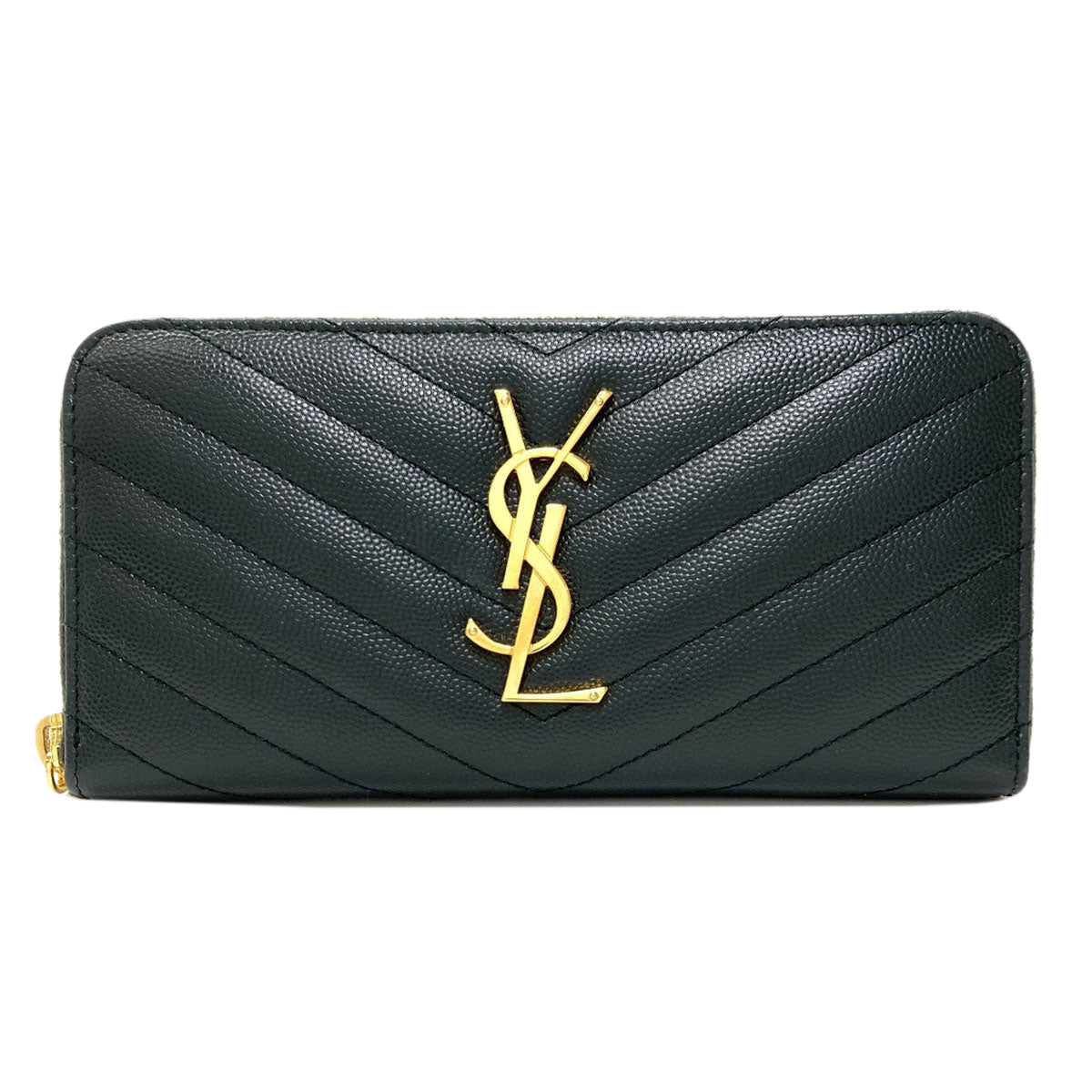 SAINT LAURENT サンローラン カサンドラ 長財布（小銭入れあり） レザー レディース 中古