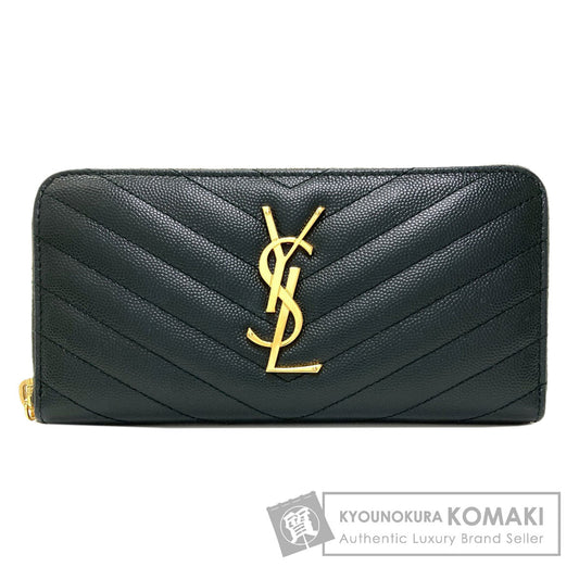 SAINT LAURENT サンローラン カサンドラ 長財布（小銭入れあり） レザー レディース 中古
