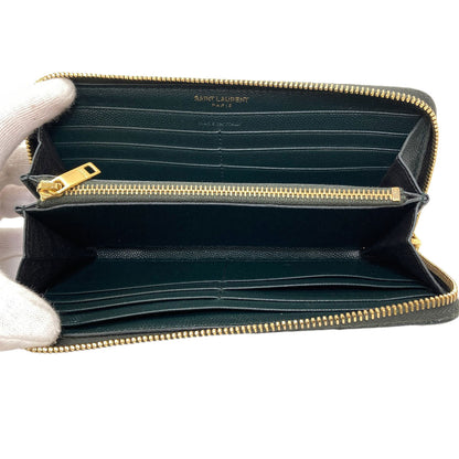 SAINT LAURENT サンローラン カサンドラ 長財布（小銭入れあり） レザー レディース 中古