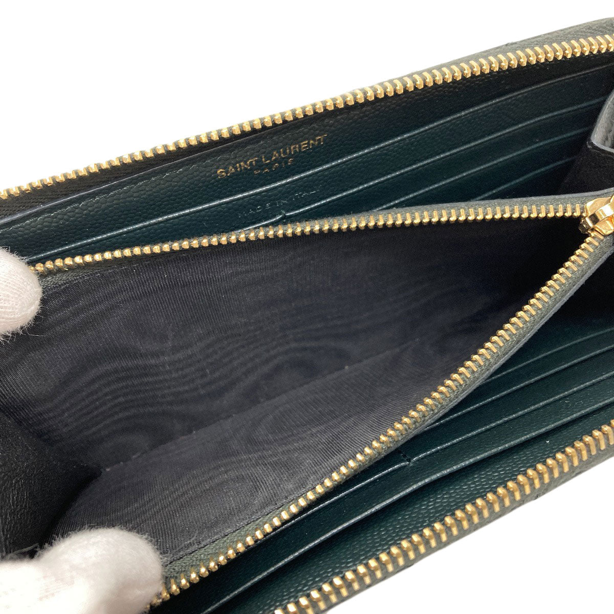 SAINT LAURENT サンローラン カサンドラ 長財布（小銭入れあり） レザー レディース 中古