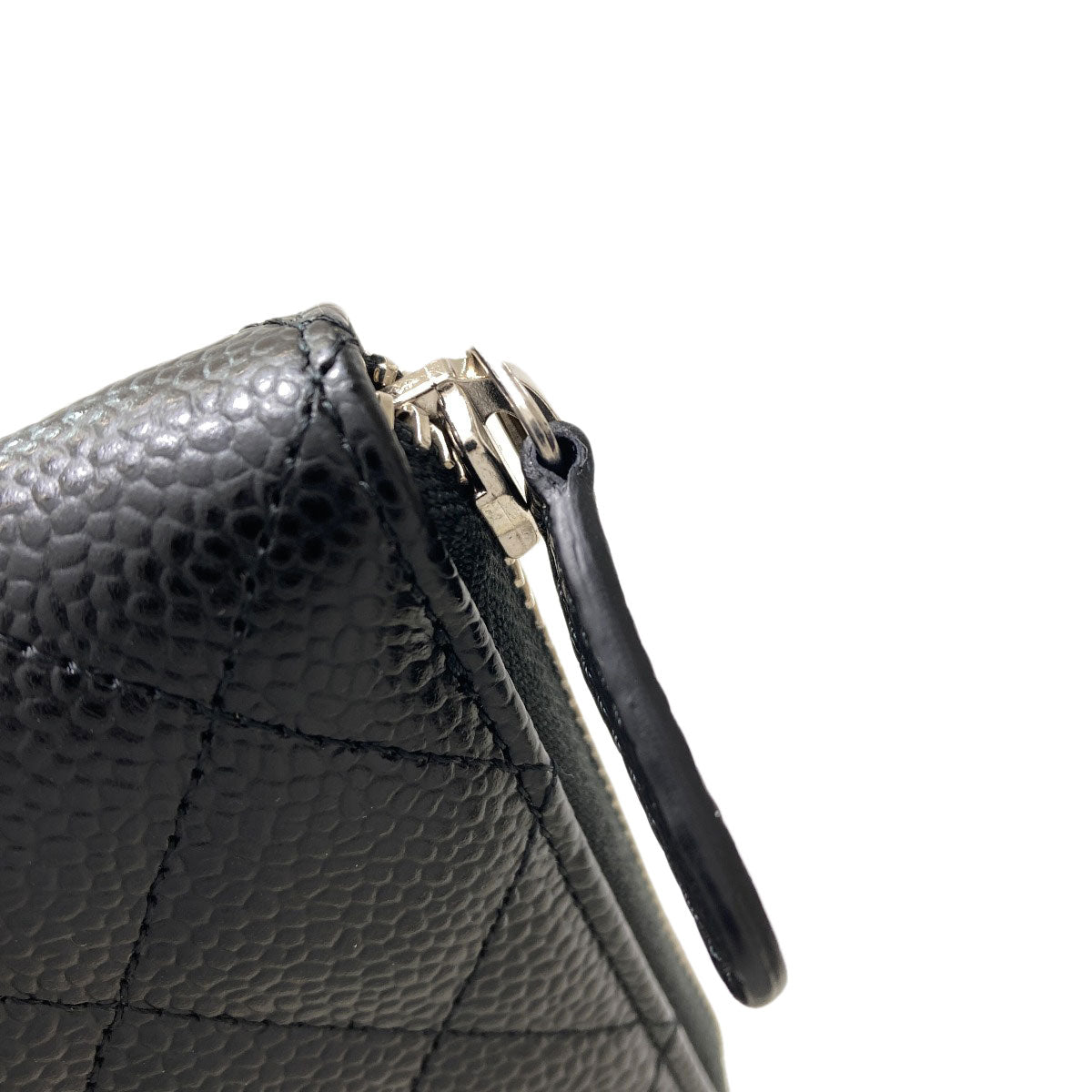 CHANEL シャネル マトラッセ ココマーク シルバー金具 長財布（小銭入れあり） グレインド カーフスキン レディース 中古
