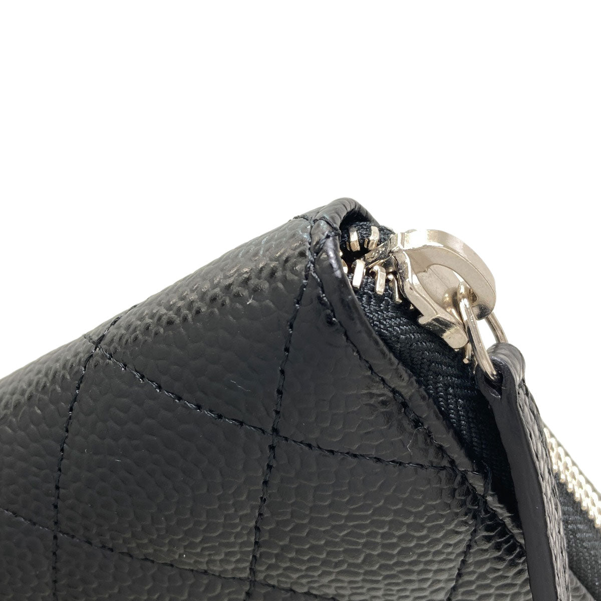 CHANEL シャネル マトラッセ ココマーク シルバー金具 長財布（小銭入れあり） グレインド カーフスキン レディース 中古