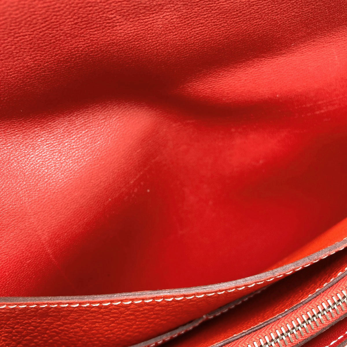 HERMES エルメス ドゴンGM デュオ シルバー金具 長財布（小銭入れあり） カーフ レディース 中古