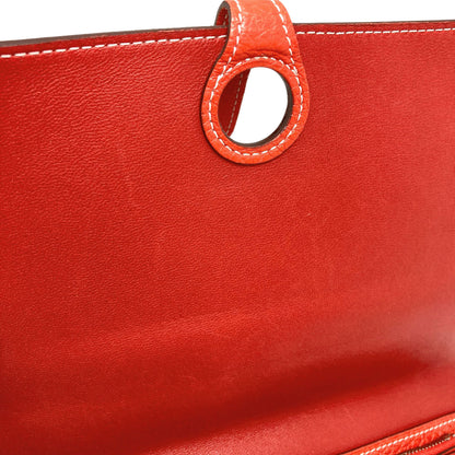 HERMES エルメス ドゴンGM デュオ シルバー金具 長財布（小銭入れあり） カーフ レディース 中古