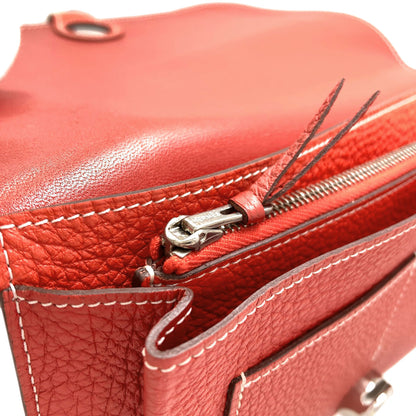 HERMES エルメス ドゴンGM デュオ シルバー金具 長財布（小銭入れあり） カーフ レディース 中古