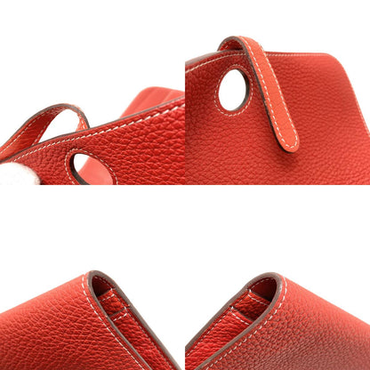 HERMES エルメス ドゴンGM デュオ シルバー金具 長財布（小銭入れあり） カーフ レディース 中古