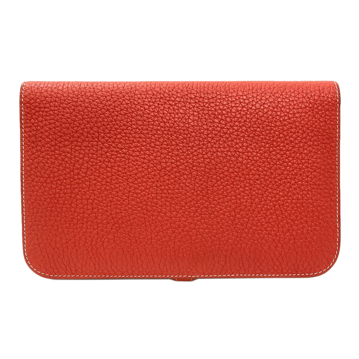 HERMES エルメス ドゴンGM デュオ シルバー金具 長財布（小銭入れあり） カーフ レディース 中古