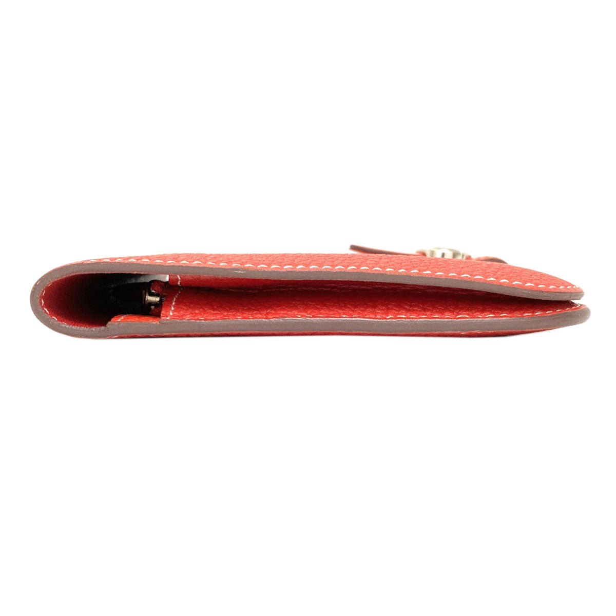 HERMES エルメス ドゴンGM デュオ シルバー金具 長財布（小銭入れあり） カーフ レディース 中古