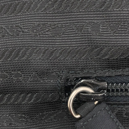 PRADA プラダ ロゴ金具 ハンドバッグ ナイロン レディース 中古