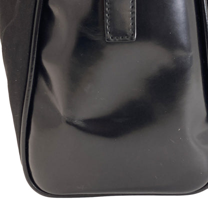 PRADA プラダ ロゴ金具 ハンドバッグ ナイロン レディース 中古