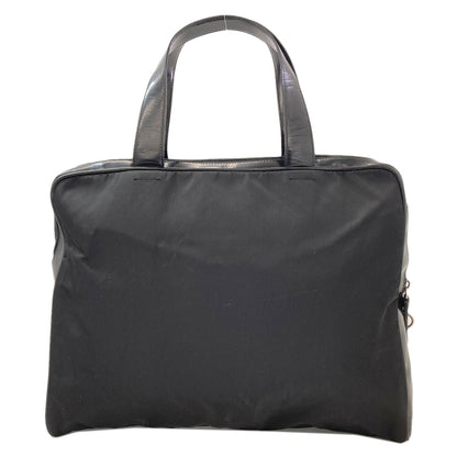 PRADA プラダ ロゴ金具 ハンドバッグ ナイロン レディース 中古