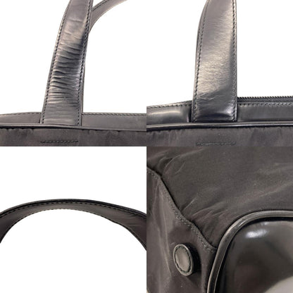 PRADA プラダ ロゴ金具 ハンドバッグ ナイロン レディース 中古