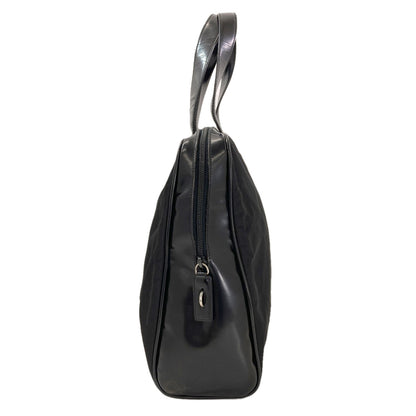 PRADA プラダ ロゴ金具 ハンドバッグ ナイロン レディース 中古