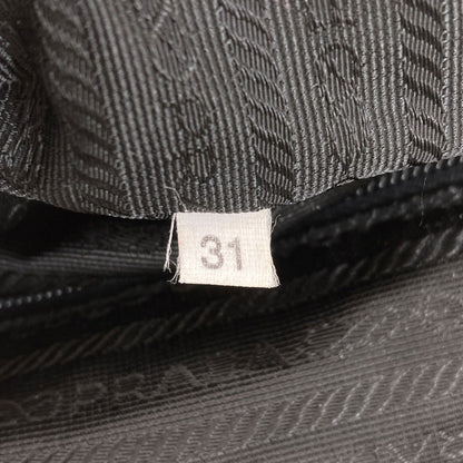 PRADA プラダ ロゴ金具 ハンドバッグ ナイロン レディース 中古