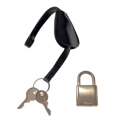 PRADA プラダ ロゴ金具 ハンドバッグ ナイロン レディース 中古