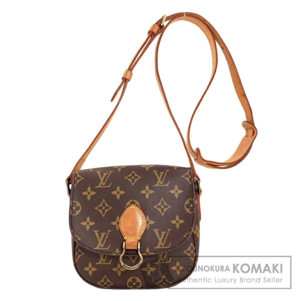 LOUIS VUITTON ルイヴィトン M51244 ミニ サンクルー ショルダーバッグ モノグラムキャンバス レディース 中古