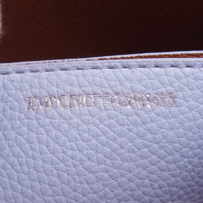 Emporio Armani エンポリオ・アルマーニ マイイーエー ディアプリント 2WAY ハンドバッグ レザー レディース 中古