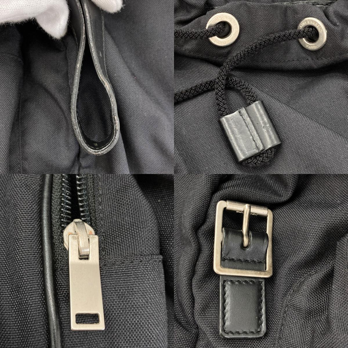サンローラン ロゴ リュック・デイパック 中古 商品画像18