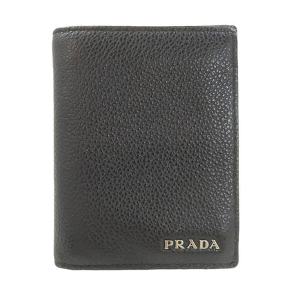 プラダ ロゴ 二つ折り財布（小銭入れなし） 中古 商品画像2