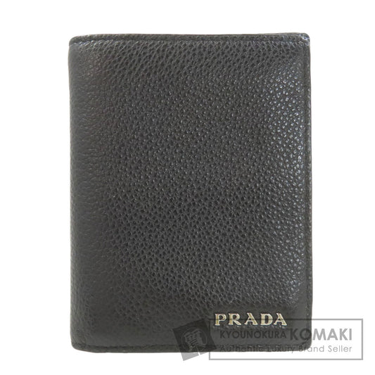 プラダ ロゴ 二つ折り財布（小銭入れなし） 中古 商品画像1