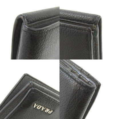 プラダ ロゴ 二つ折り財布（小銭入れなし） 中古 商品画像20