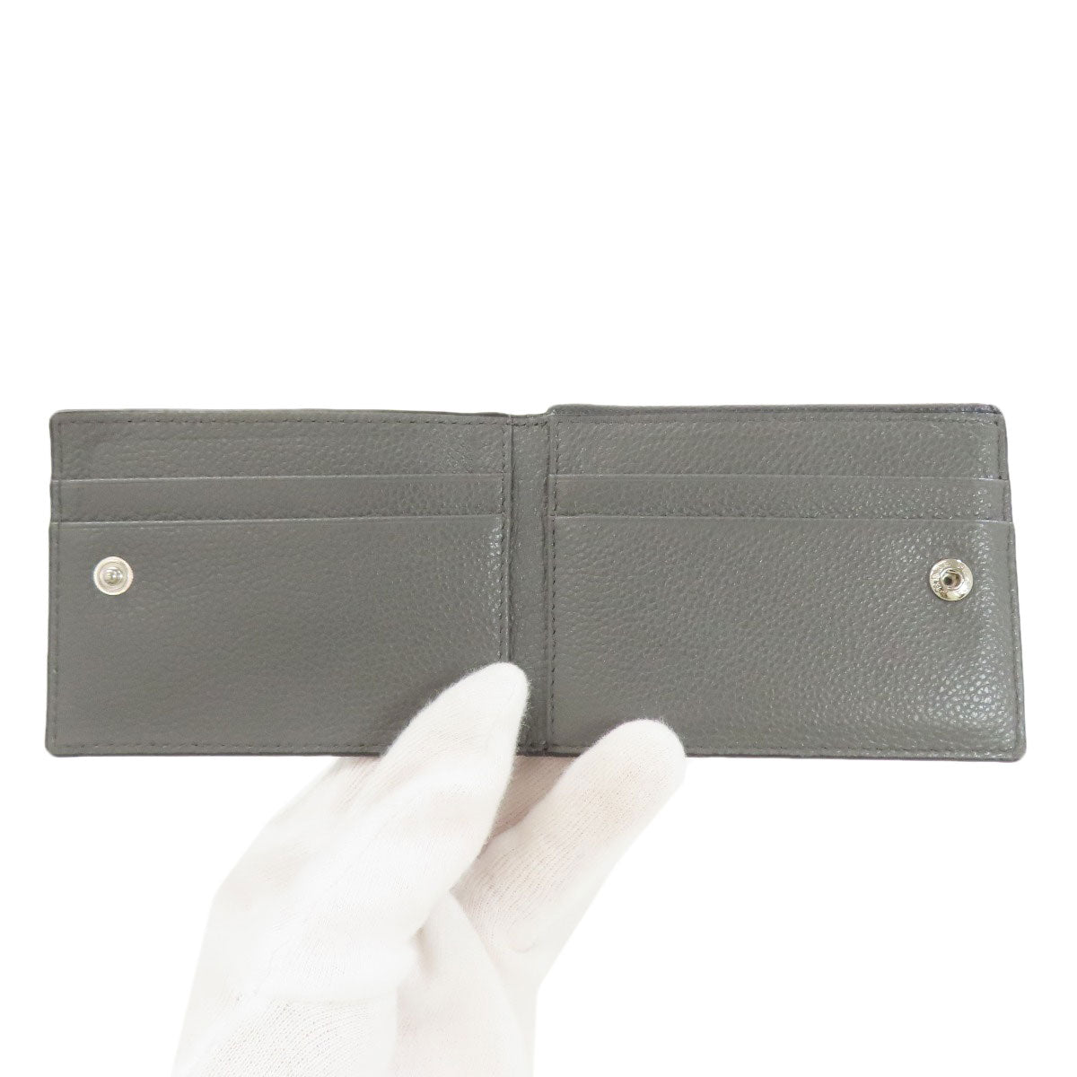 プラダ ロゴ 二つ折り財布（小銭入れなし） 中古 商品画像6