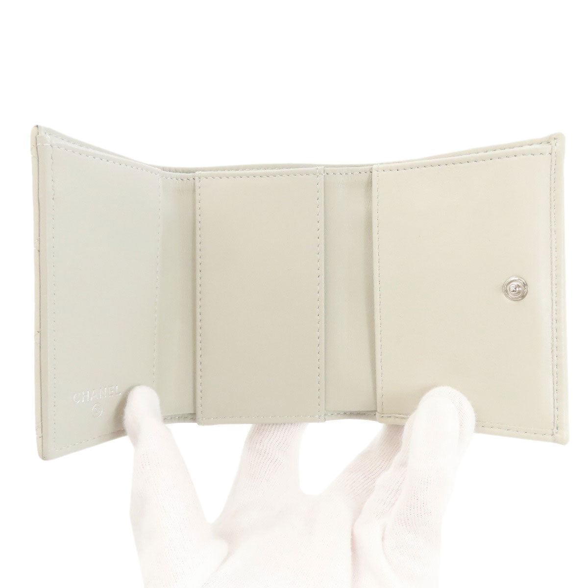 シャネル ココマーク シルバー金具 二つ折り財布（小銭入れあり） 中古 商品画像5