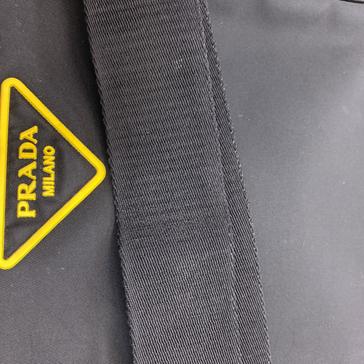 PRADA プラダ ロゴ ショルダーバッグ ナイロン レディース 中古