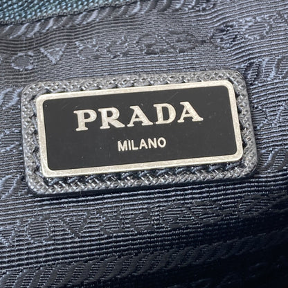 PRADA プラダ ロゴ ショルダーバッグ ナイロン レディース 中古