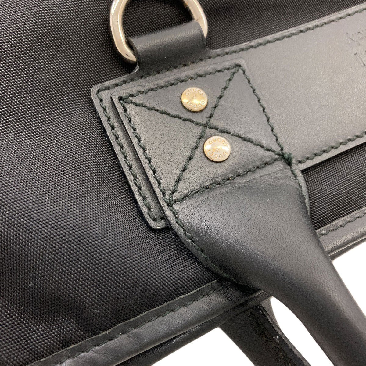 GUCCI グッチ 246392 ロゴモチーフ ボストンバッグ キャンバス レディース 中古