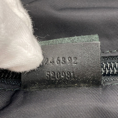 GUCCI グッチ 246392 ロゴモチーフ ボストンバッグ キャンバス レディース 中古