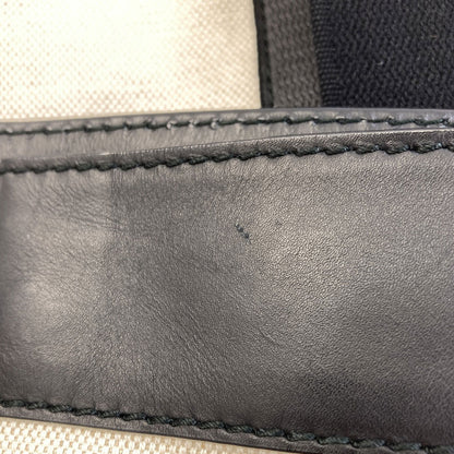 BALENCIAGA バレンシアガ 374767 ネイビートート トートバッグ キャンバス レディース 中古