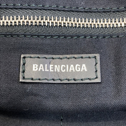 BALENCIAGA バレンシアガ 374767 ネイビートート トートバッグ キャンバス レディース 中古