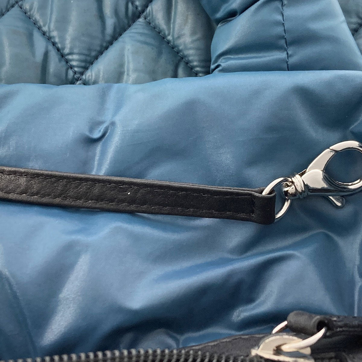 CHANEL シャネル コココクーン シルバー金具 ハンドバッグ ナイロン レディース 中古
