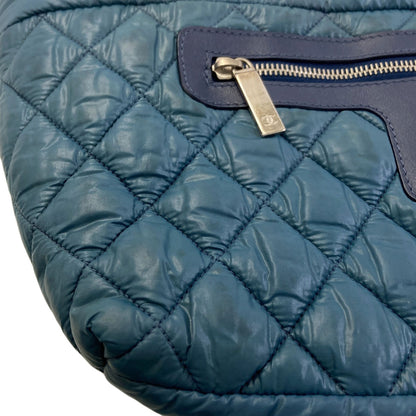 CHANEL シャネル コココクーン シルバー金具 ハンドバッグ ナイロン レディース 中古