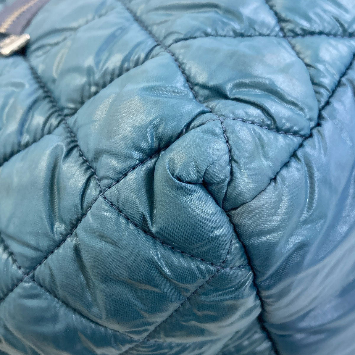 CHANEL シャネル コココクーン シルバー金具 ハンドバッグ ナイロン レディース 中古