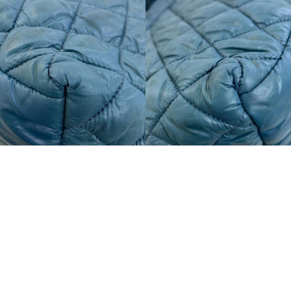 CHANEL シャネル コココクーン シルバー金具 ハンドバッグ ナイロン レディース 中古
