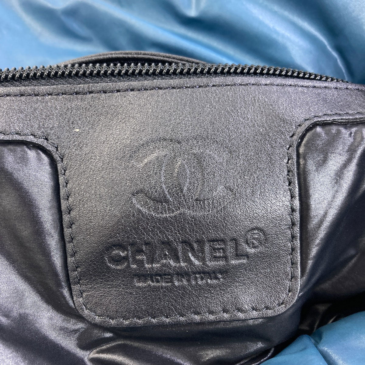 CHANEL シャネル コココクーン シルバー金具 ハンドバッグ ナイロン レディース 中古