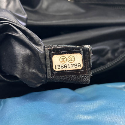 CHANEL シャネル コココクーン シルバー金具 ハンドバッグ ナイロン レディース 中古