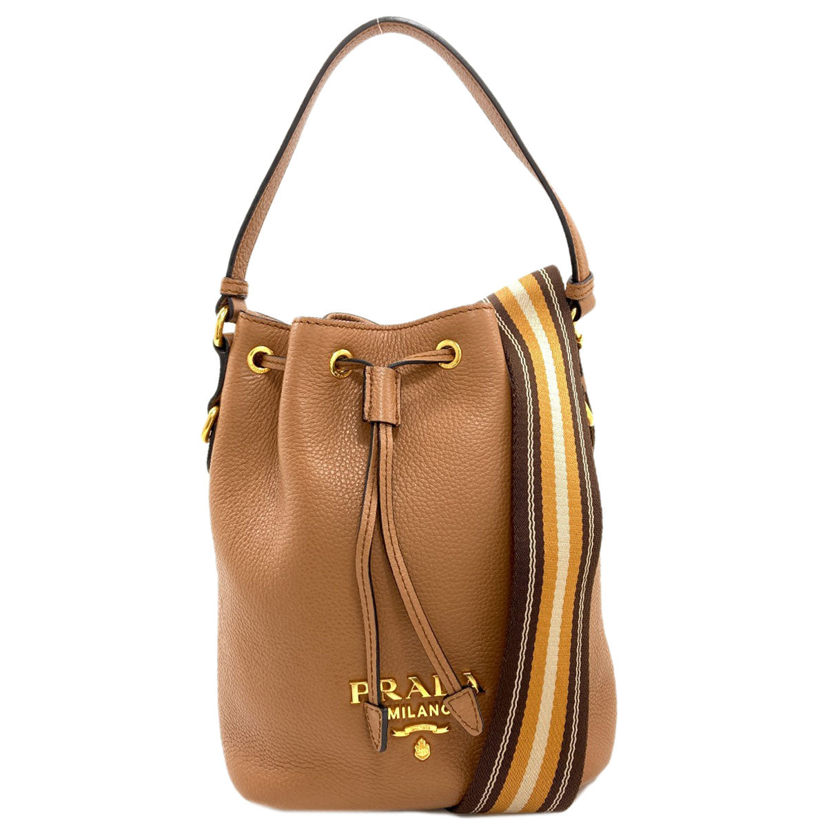 PRADA プラダ 2WAY ハンドバッグ レザー レディース 中古